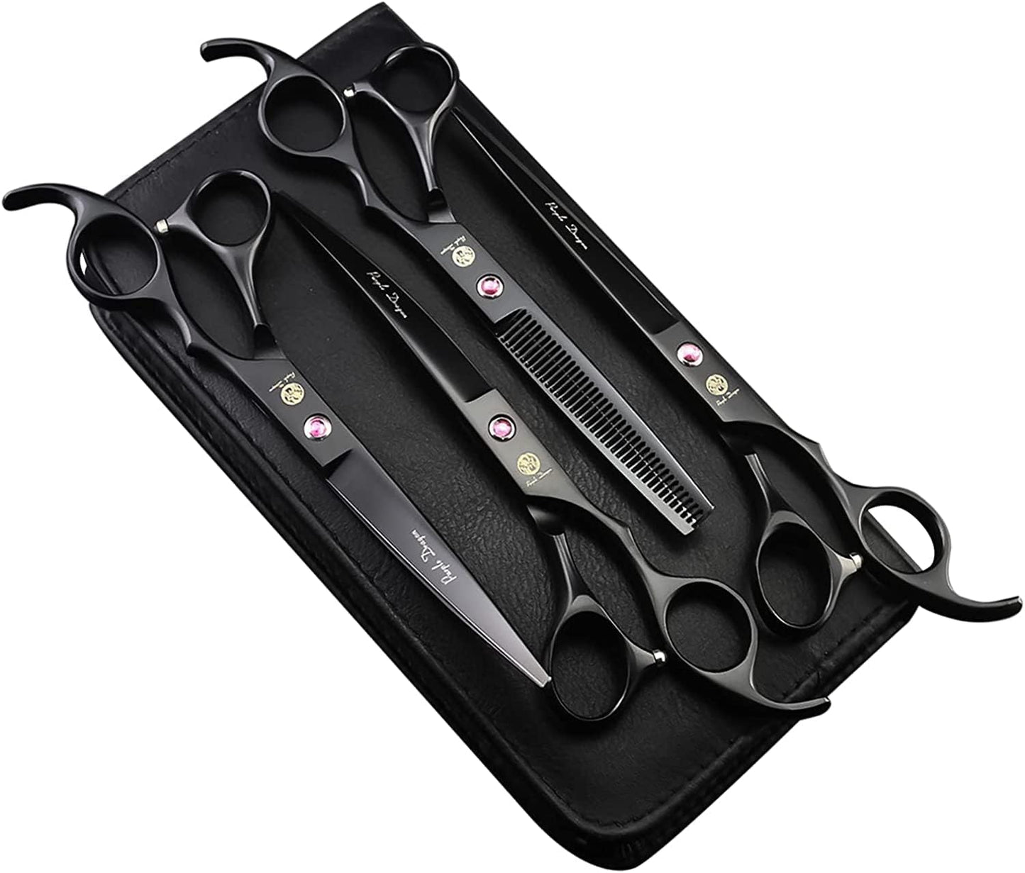 Professional 7.0 inch Pet Grooming Scissors Kit for Dogs