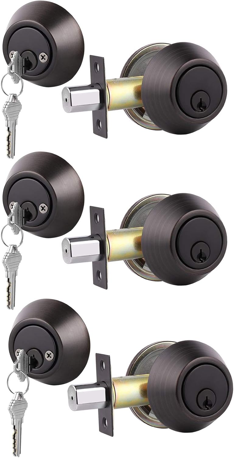 Gobrico Keyed Alike Double Cylinder Deadbolts for Security