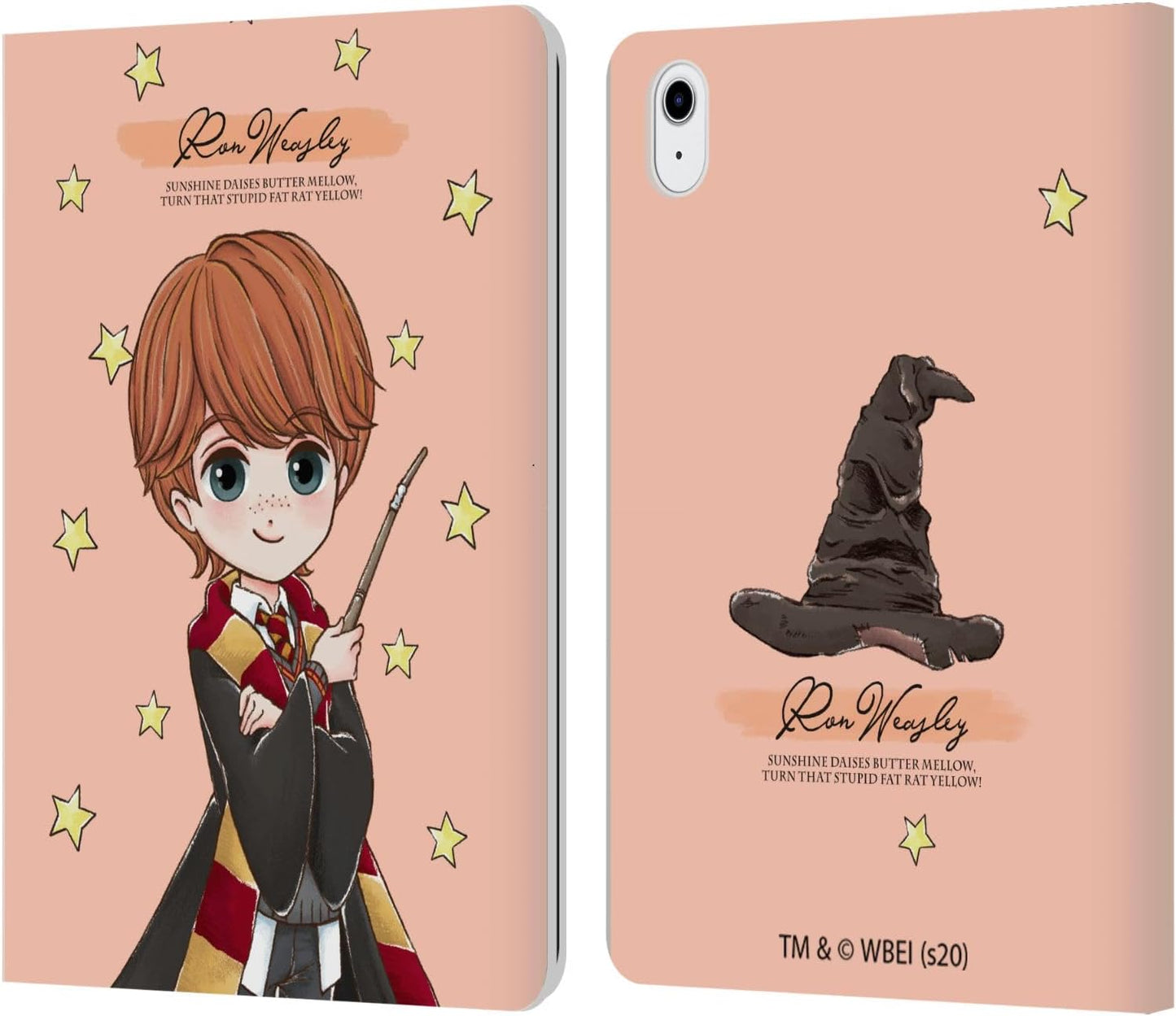 Harry Potter Ron Weasley Deathly Hallows Leather Wallet Case