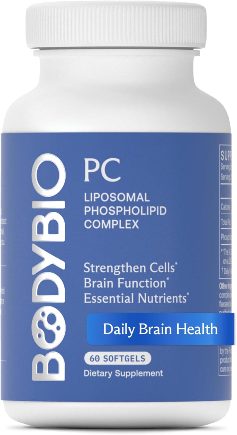 BodyBio PC Phosphatidylcholine for Brain Health and Clarity