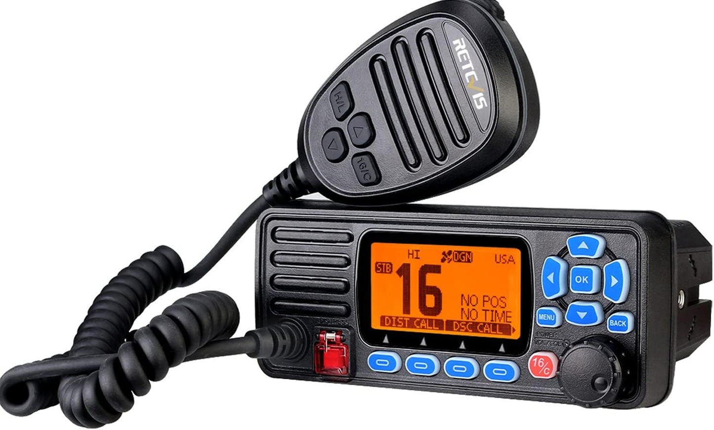 Retevis RA27 Fixed Mount Marine Radio with GPS and DSC Features