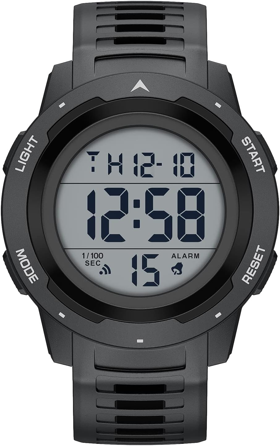 Waterproof Military Style Digital Watch - Easy Read Display