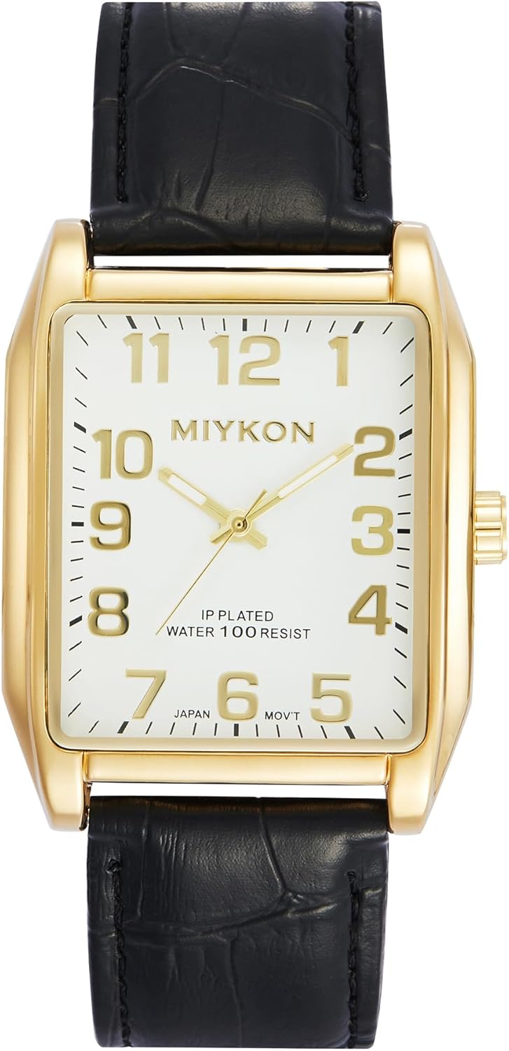 Miykon Vintage Men's Classic Tank Square Analog Watch Review