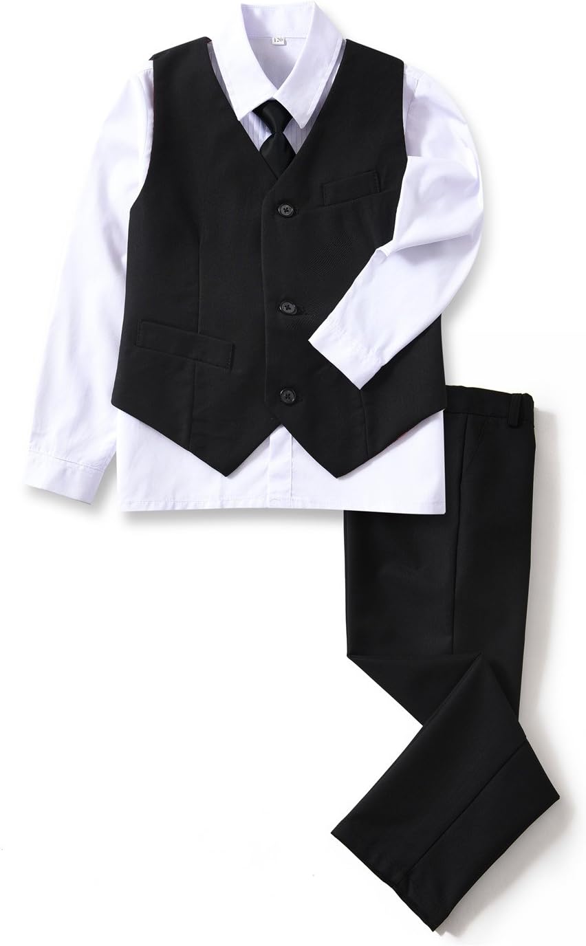 YuanLu Boys Suit Dress Clothes for Weddings and Formal Events