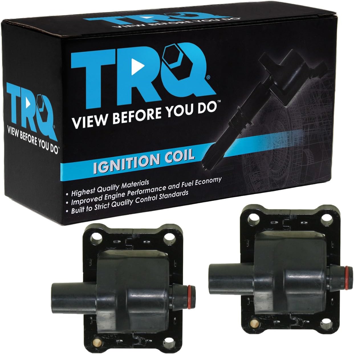 TRQ Ignition Coil Set for 1997 Mercedes-Benz C230 Vehicles