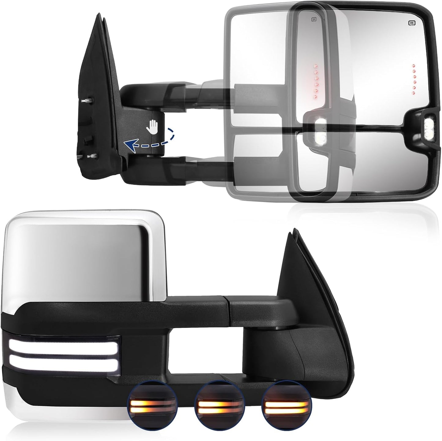 Switchback Towing Mirror for 2003-2007 Chevy Silverado & GMC