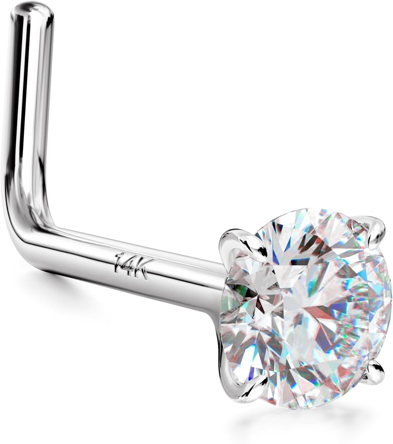 14K Gold Nose Rings Studs for Comfortable and Stylish Wear