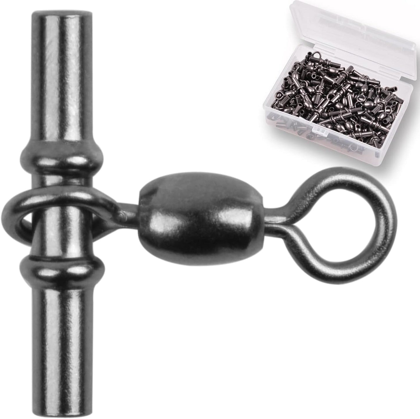 JSHANMEI Heavy Duty 3-Way Fishing Swivel Set