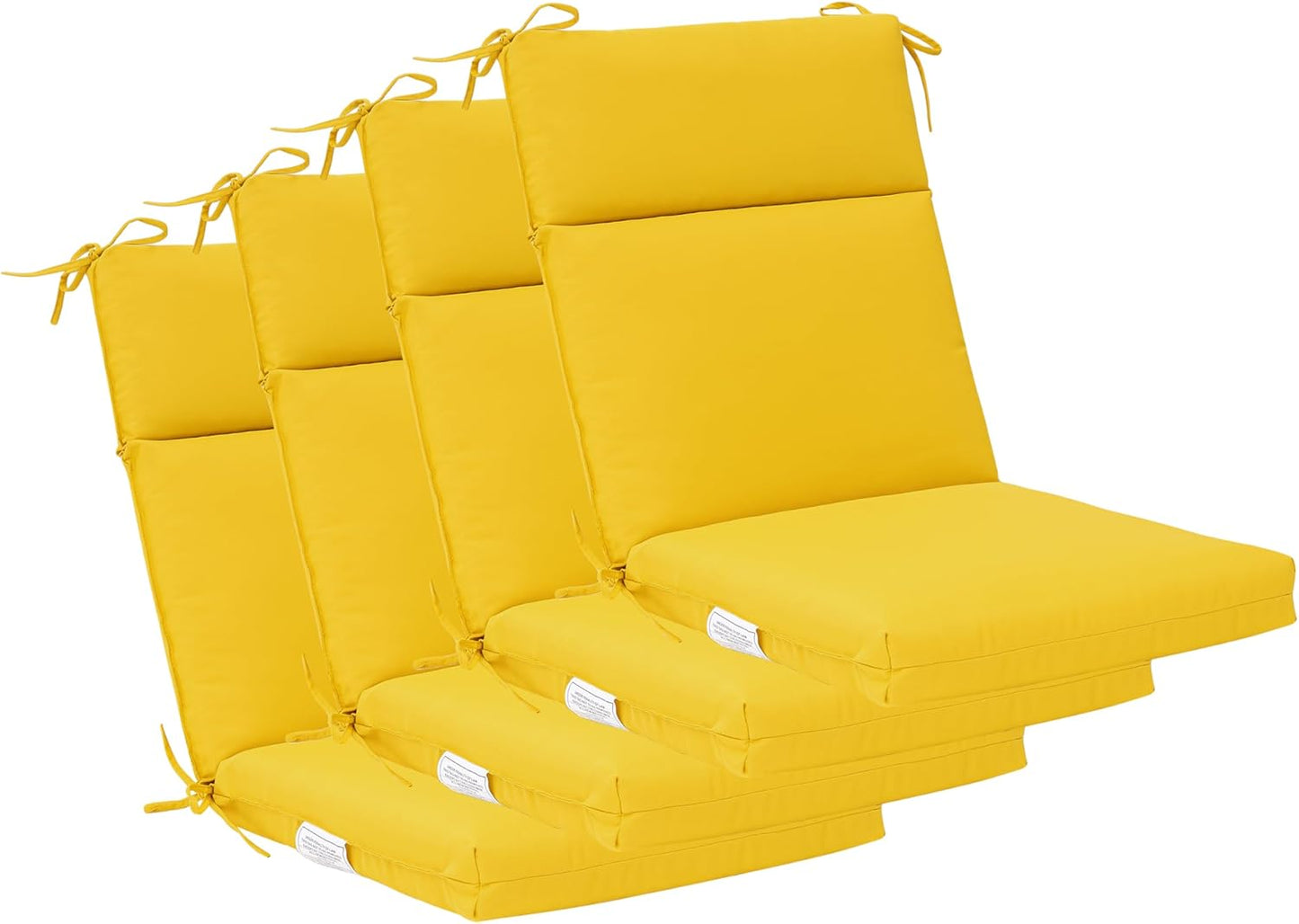 QILLOWAY Outdoor High Back Chair Cushion for Ultimate Comfort