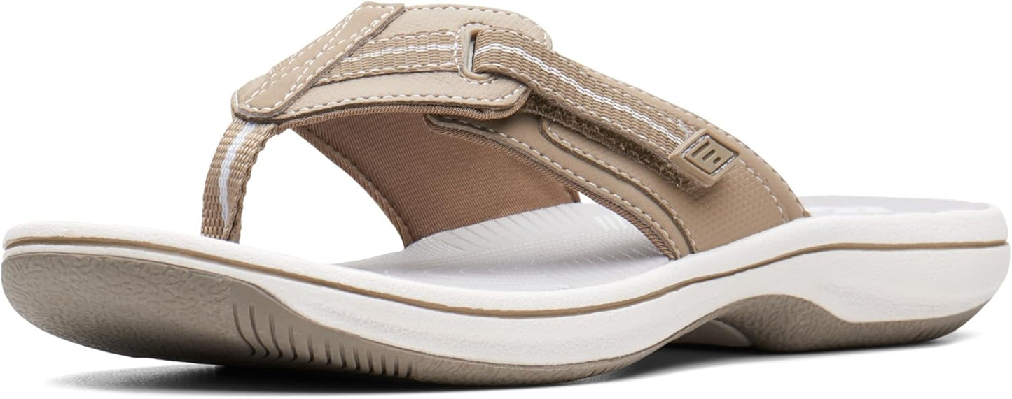 Clarks Women's Brinkley Jazz Flip-Flop for Comfort and Style
