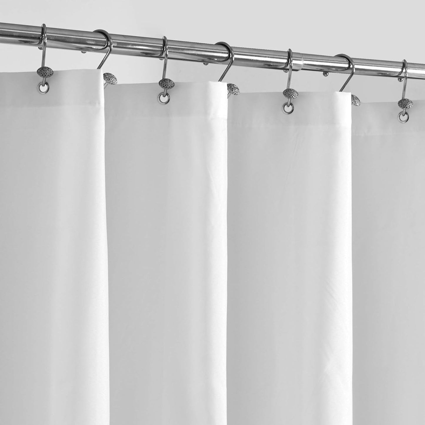 Waterproof Fabric Shower Liner with Magnets by ALYVIA SPRING