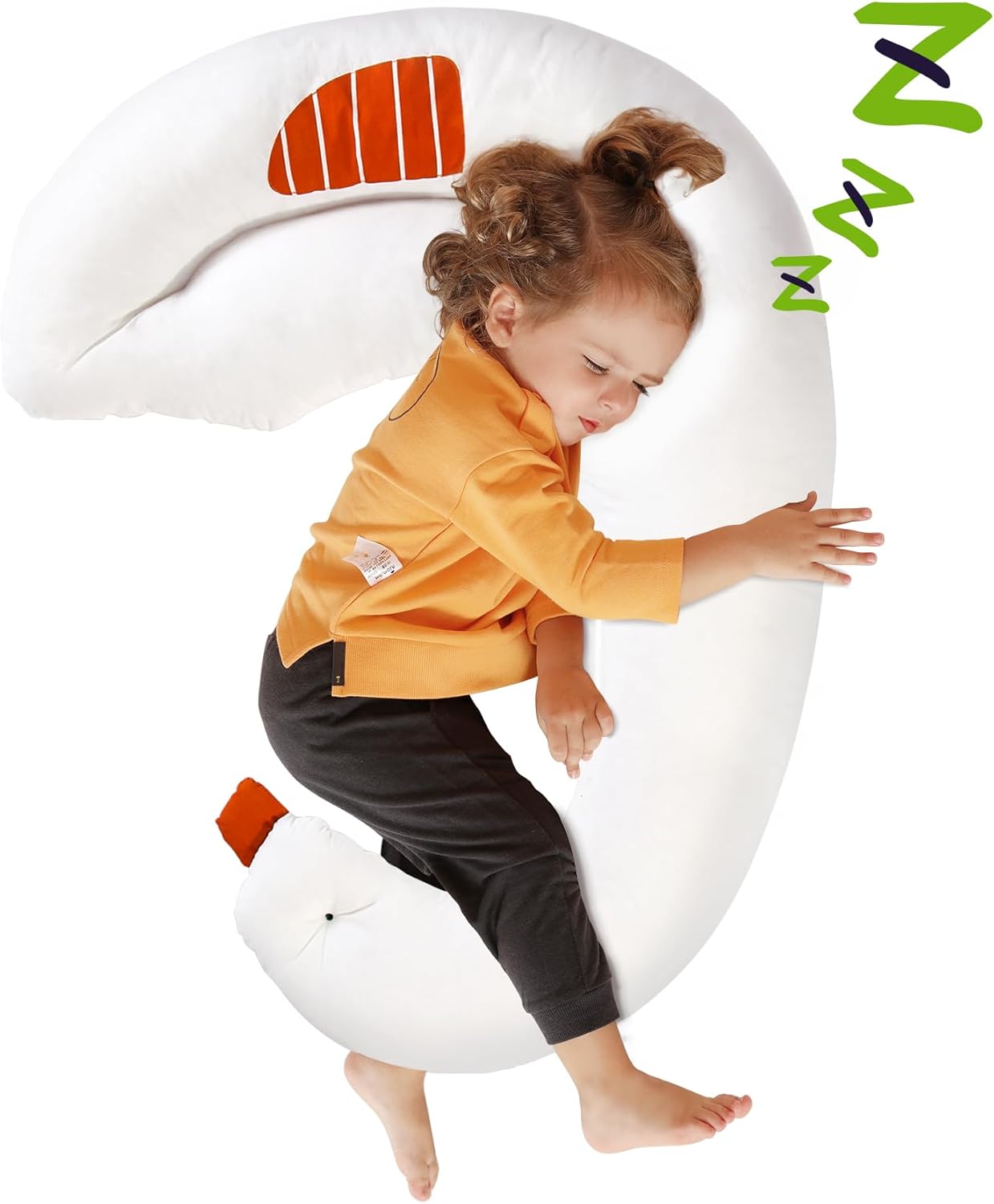 Choc chick Curve Long Kids Body Pillow for Ultimate Comfort