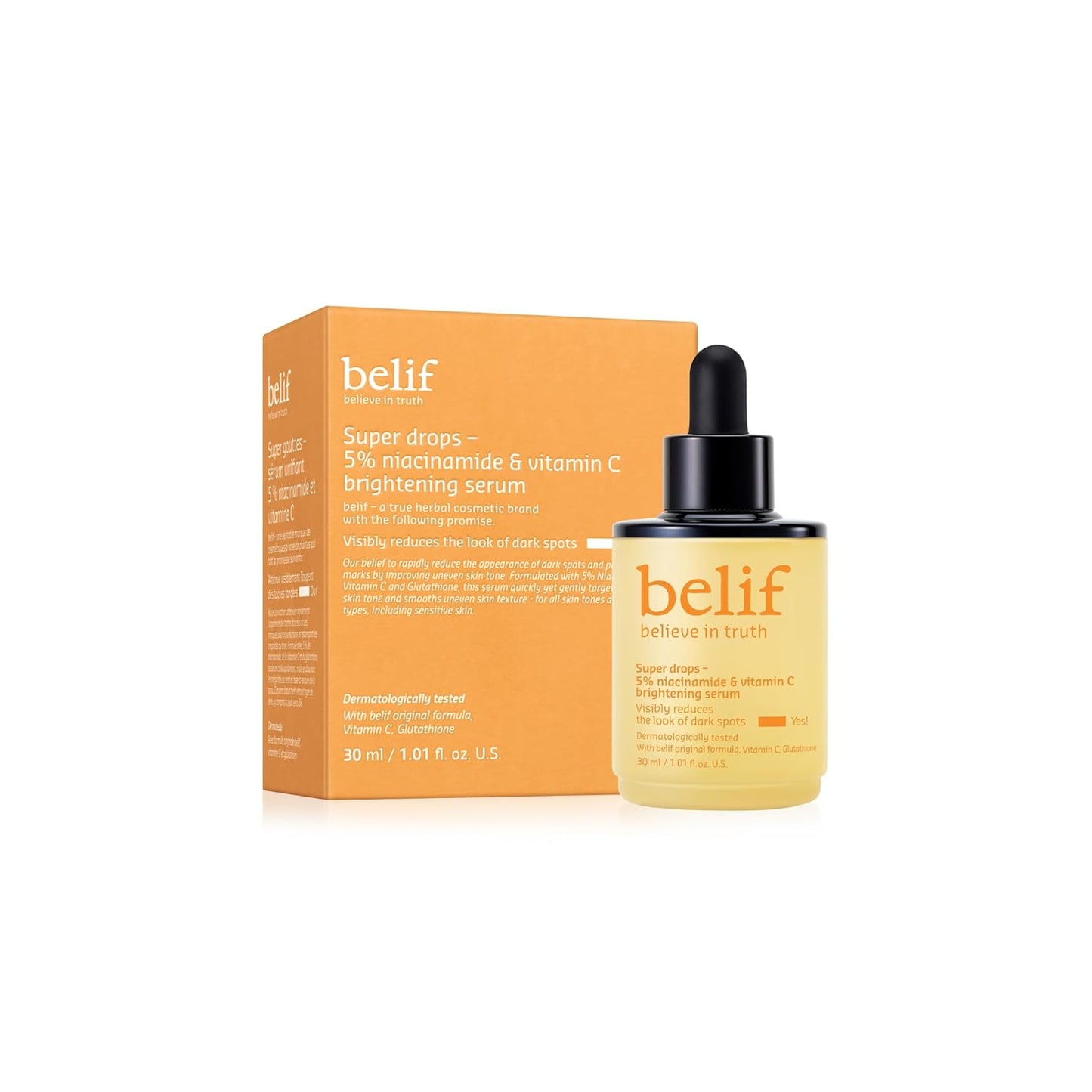 belif Niacinamide 5% & Vitamin C Serum for Radiance Boost