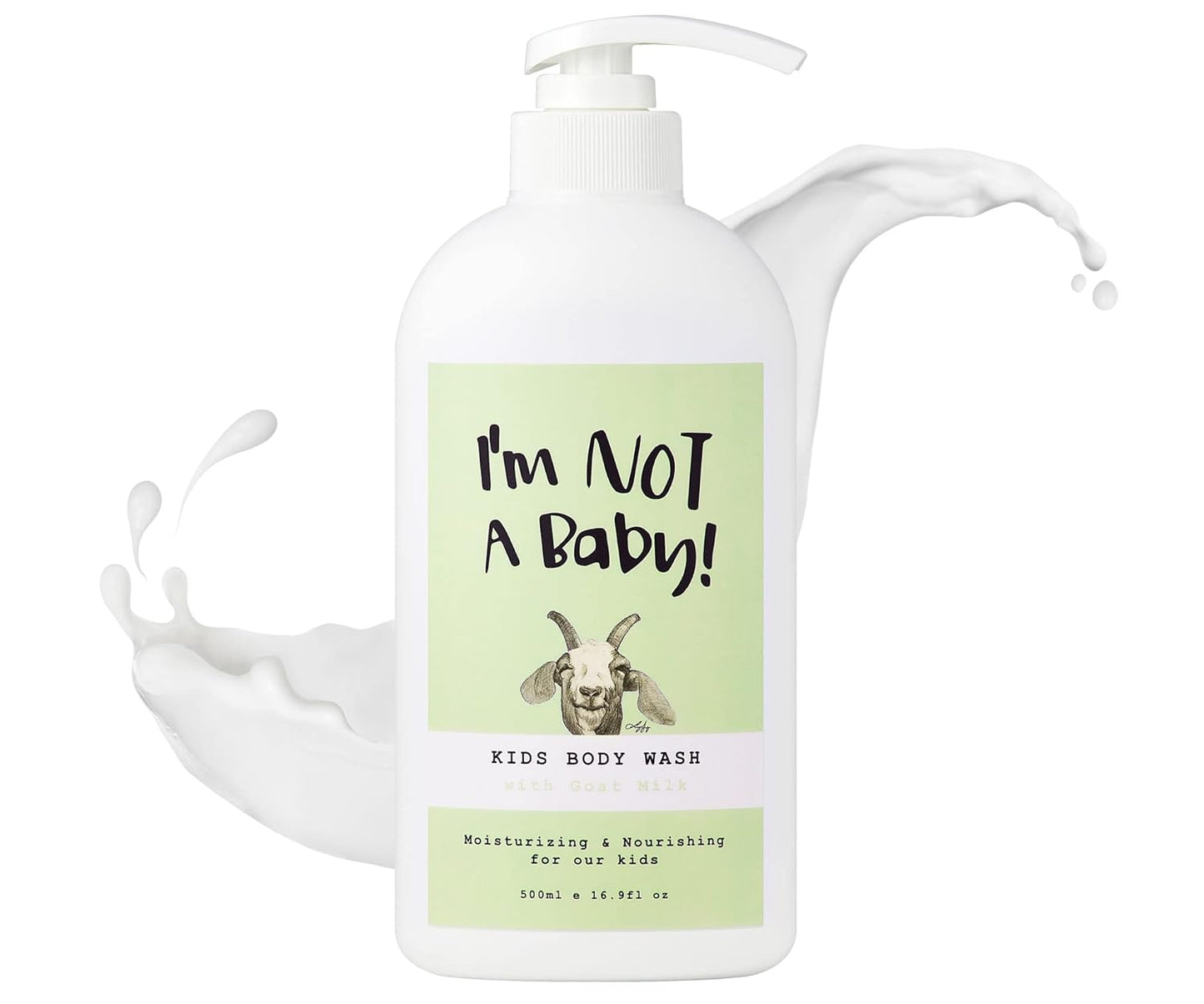 I'm NOT A Baby! Kids Body Wash for Gentle Cleansing and Care