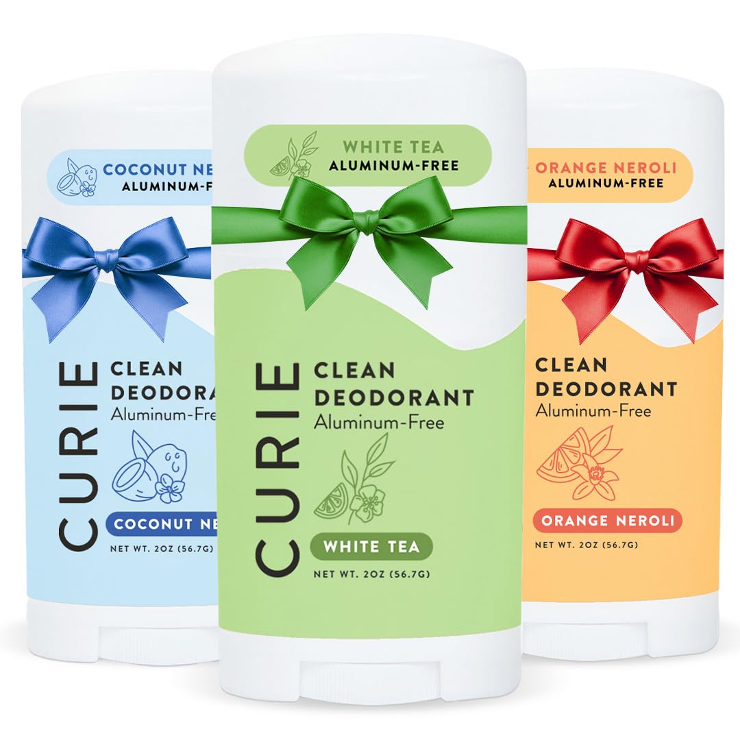 Curie Natural Deodorant for Women - Original Stick Variety Pack