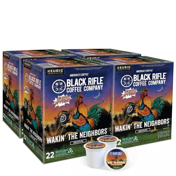 Wakin the Neighbors High-Caffeine Coffee Pods for Extra Energy