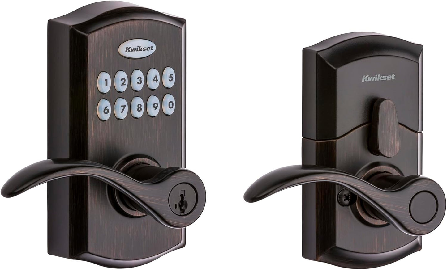 Kwikset SmartCode 955 Keypad Electronic Lever for Secure Entry