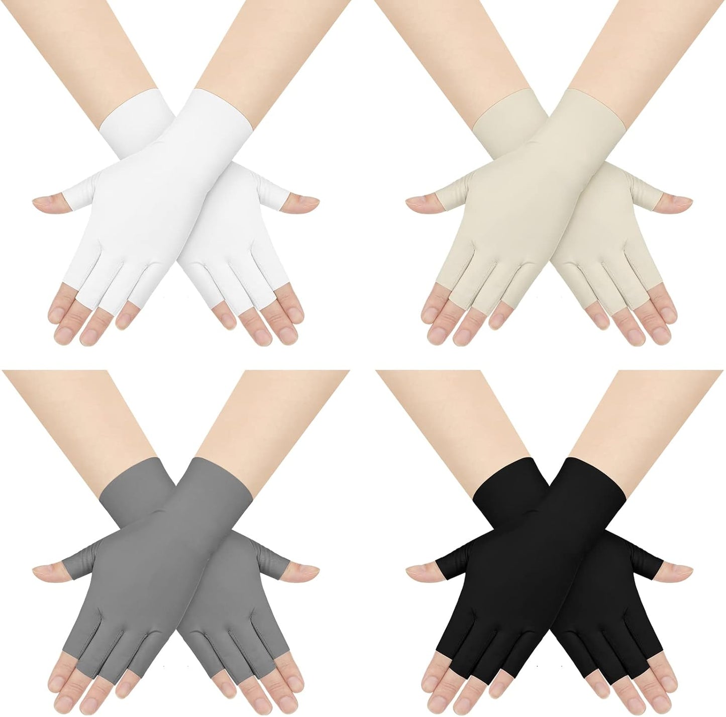 Sureio UV Gloves: Half Finger Sun Protection