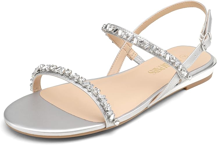 DREAM PAIRS Women's Casual Dressy Low Wedge Summer Shoes