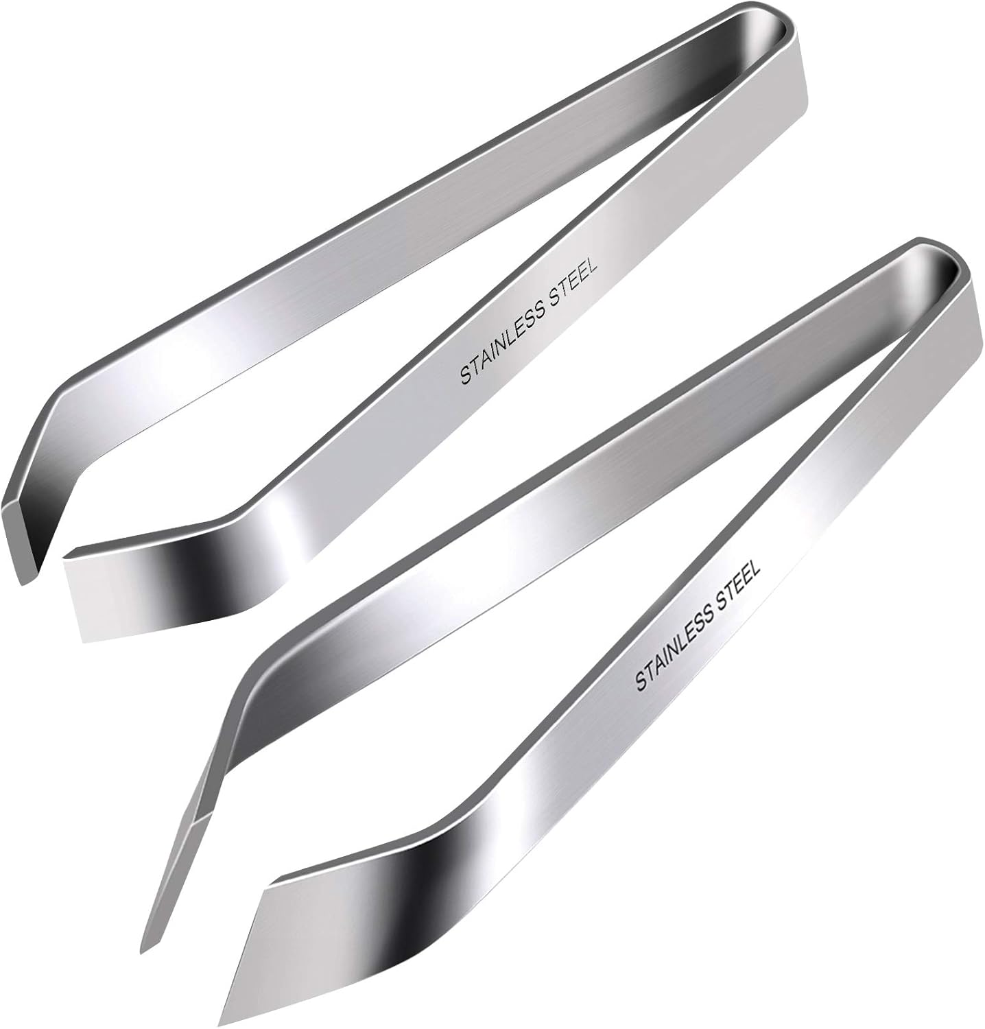 Professional Stainless Steel Fish Bone Tweezers Set
