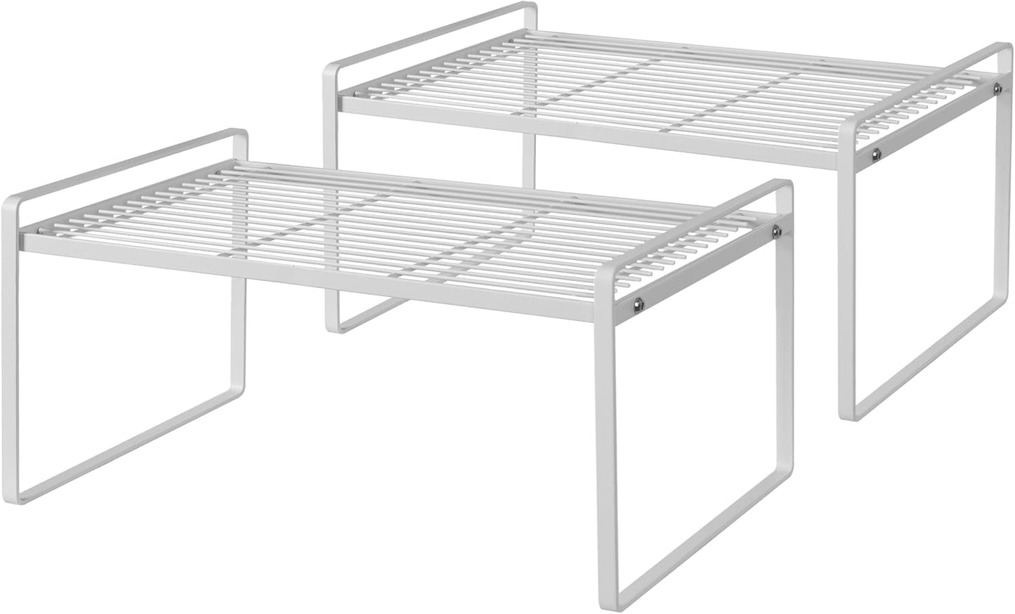 2Pack Kitchen Cabinet Shelf Organizer Rack for Space Saving