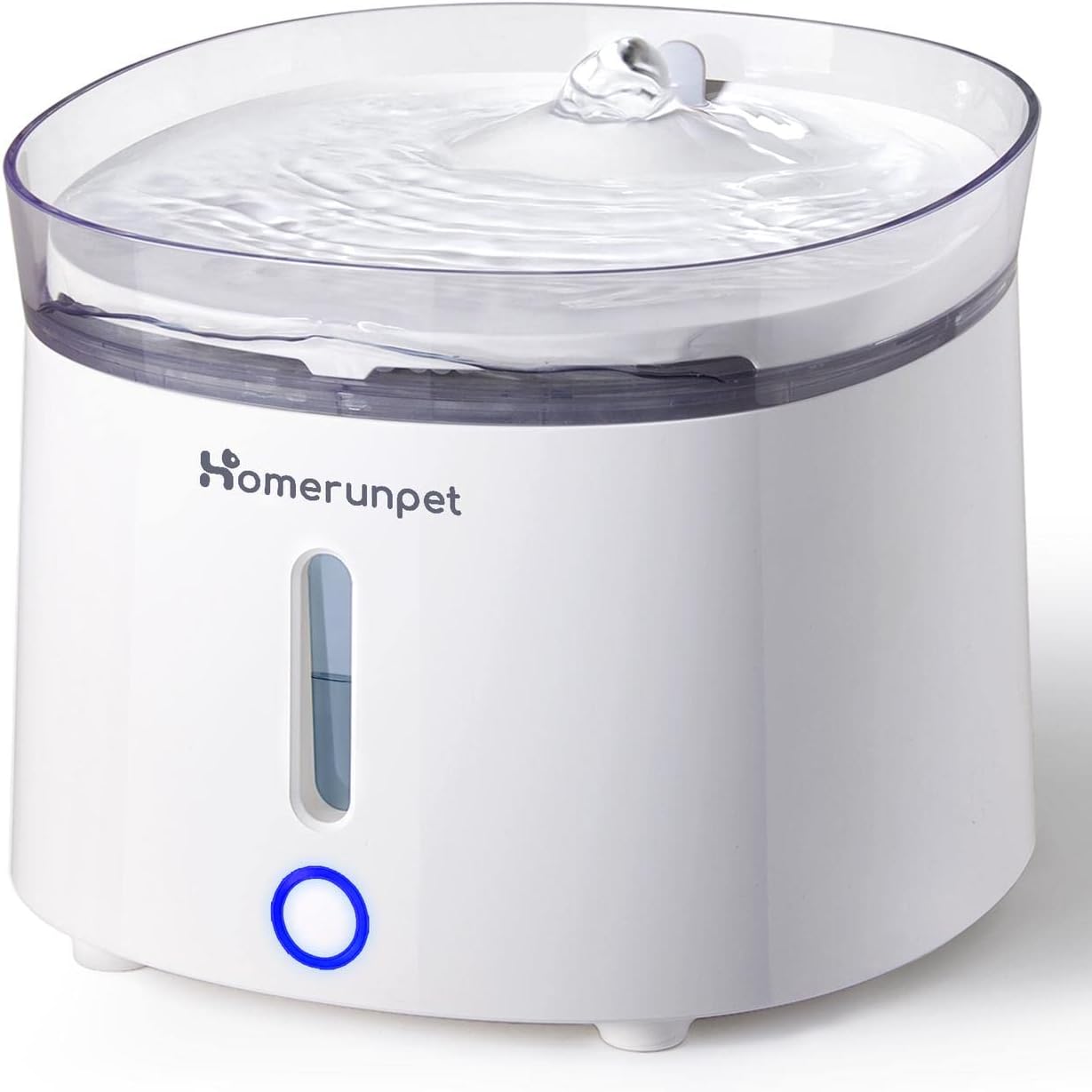 HomeRunPet Silent Cat Water Fountain with Dual Modes & Filters