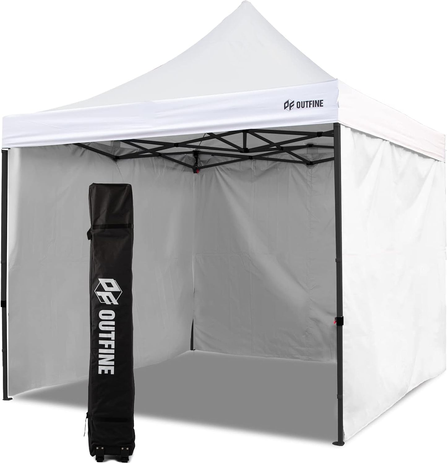 OUTFINE Heavy Duty Canopy Tent 10x10 with Side Walls and Bag