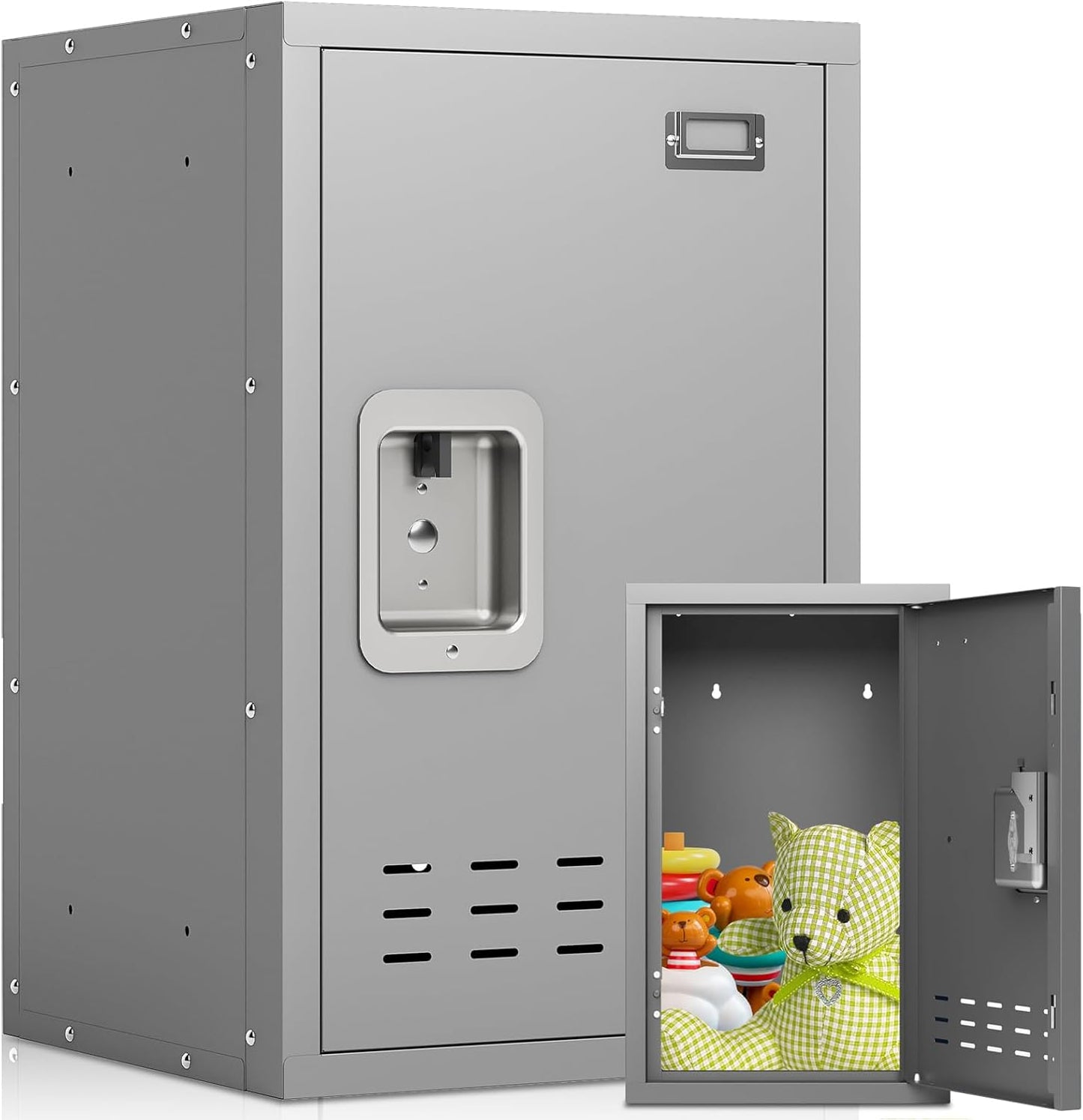 Durable Metal Storage Locker for Kids and Office Use
