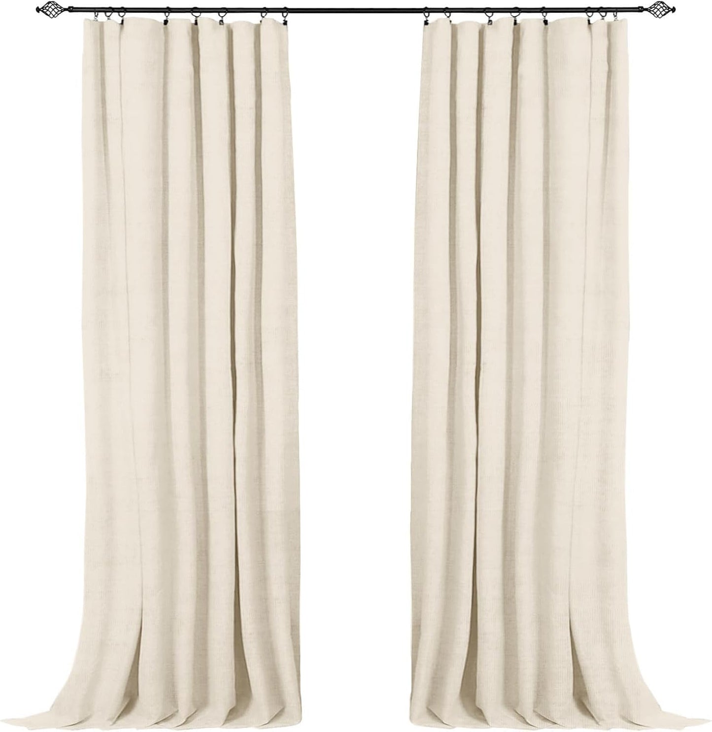 100% Blackout Shield Full Blackout Curtains for Bedroom 102 in