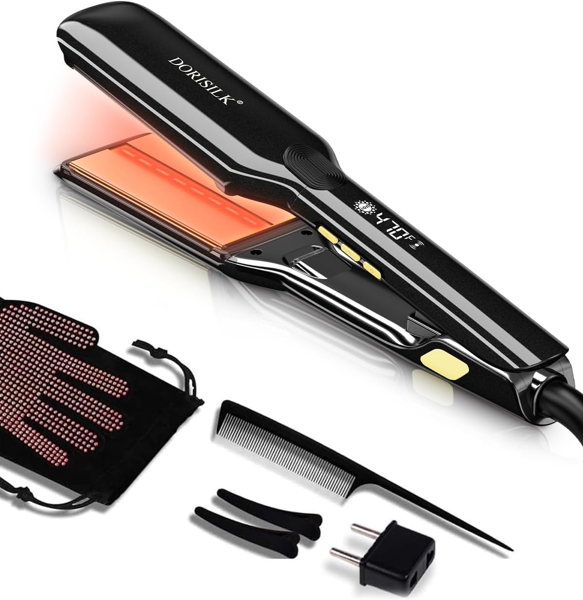 DORISILK 500 Degree Vibrating Ceramic Hair Straightener Review