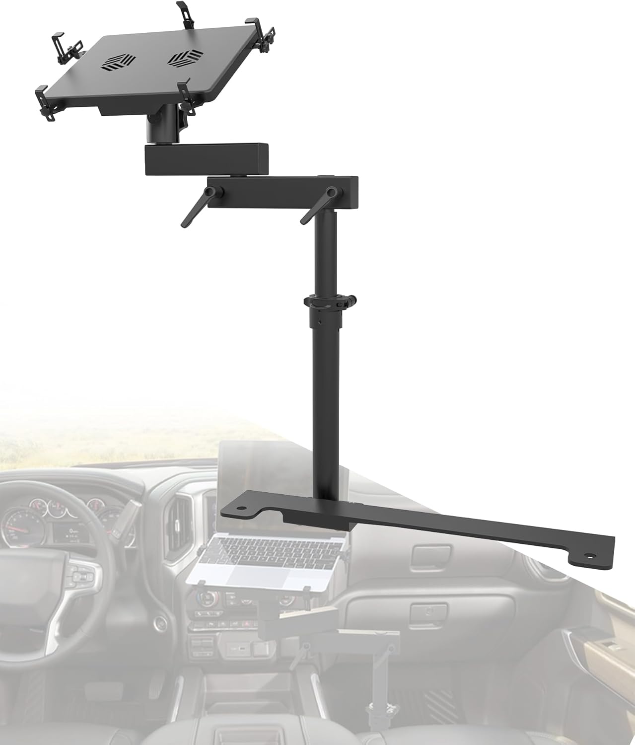 Truck Laptop Mount for Chevy Silverado and GMC Sierra Models
