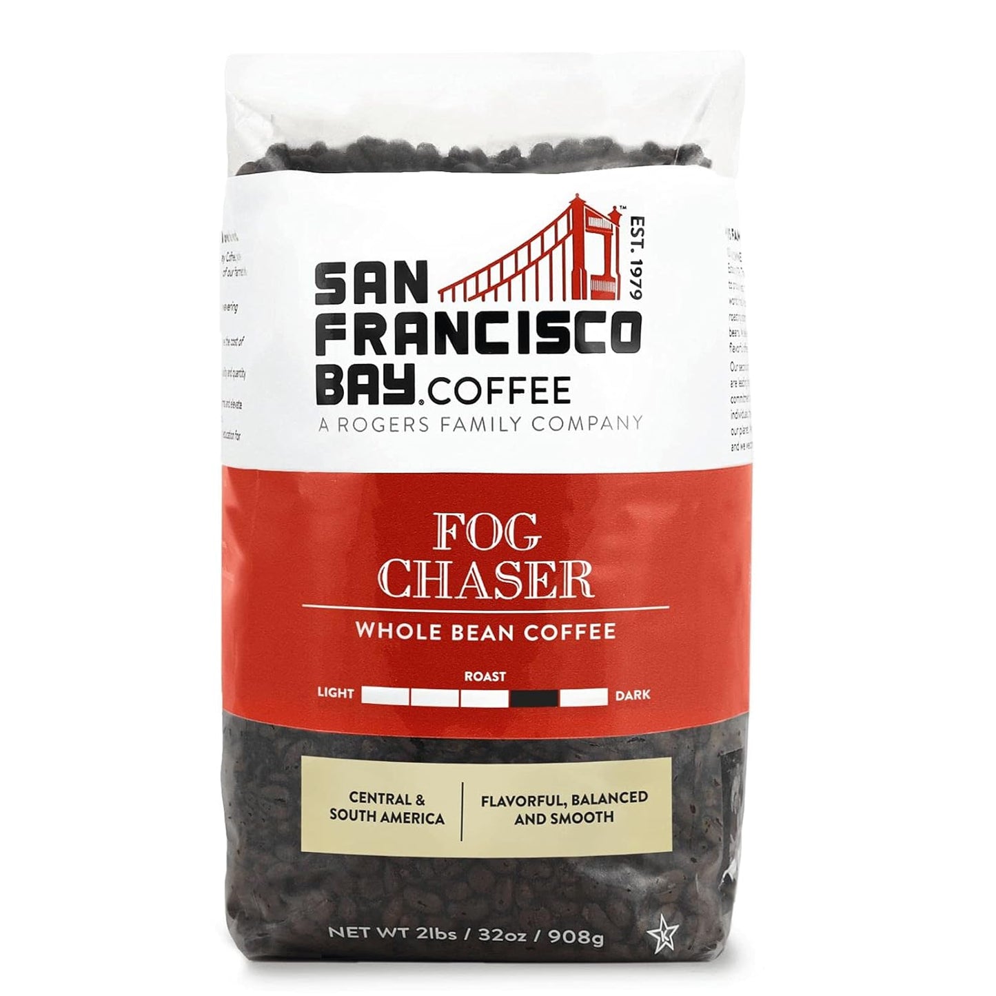 Fog Chaser Whole Bean Coffee - Bold 2lb Bag