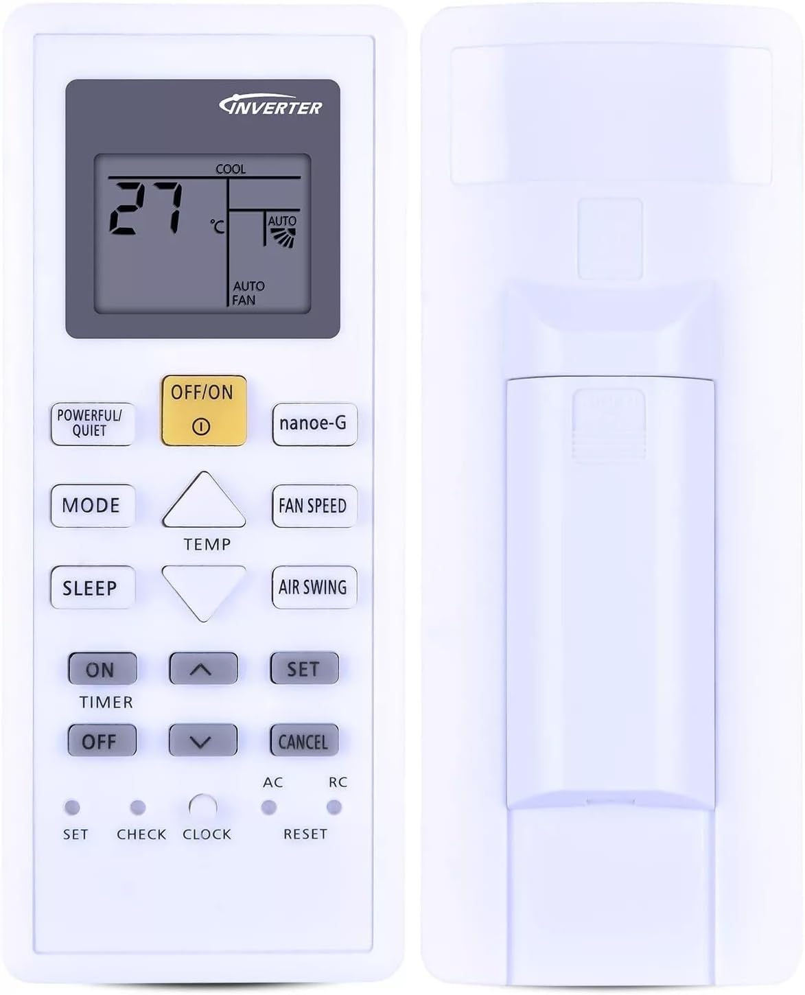 PZL Remote Control for Panasonic AC - Efficient Replacement