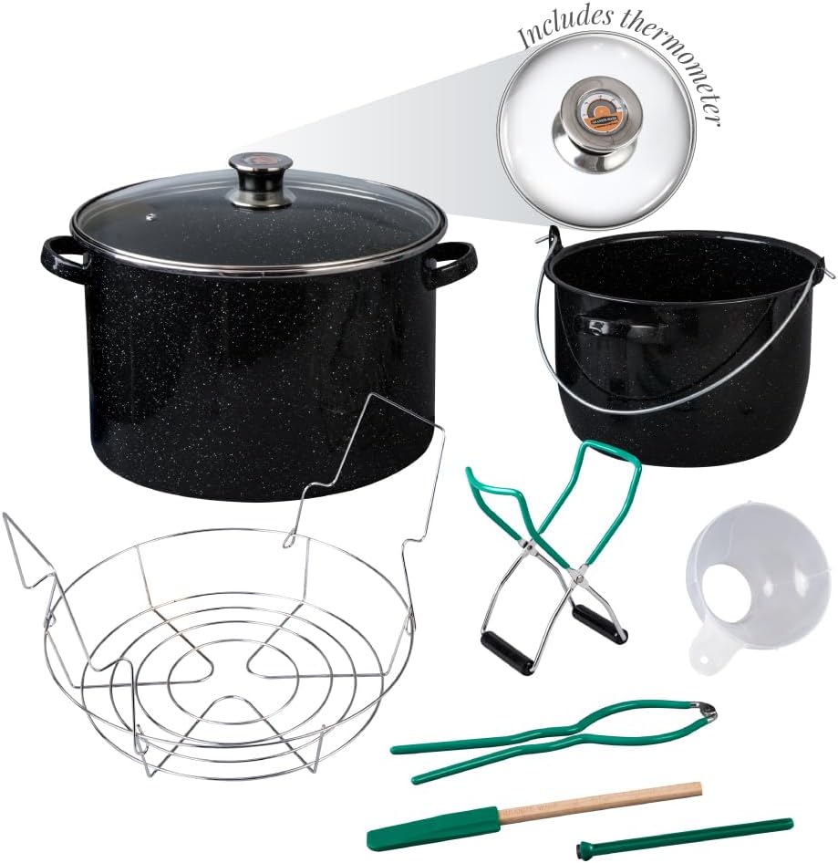 Granite Ware 21.5 Qt Heavy Gauge Canning Pot with Toolset