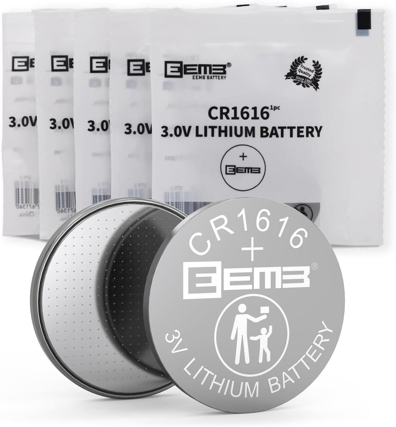EEMB 5 Pack CR1616 - Reliable Power for Devices!