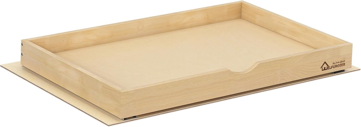 WelFurGeer Soft Close Pull Out Drawers for Kitchen Cabinets