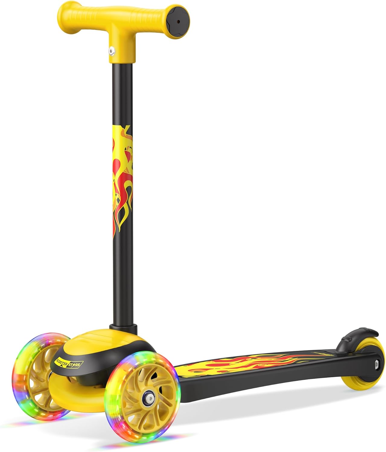 3 Wheel Scooter for Kids with LED Wheels and Anti-Slip Deck
