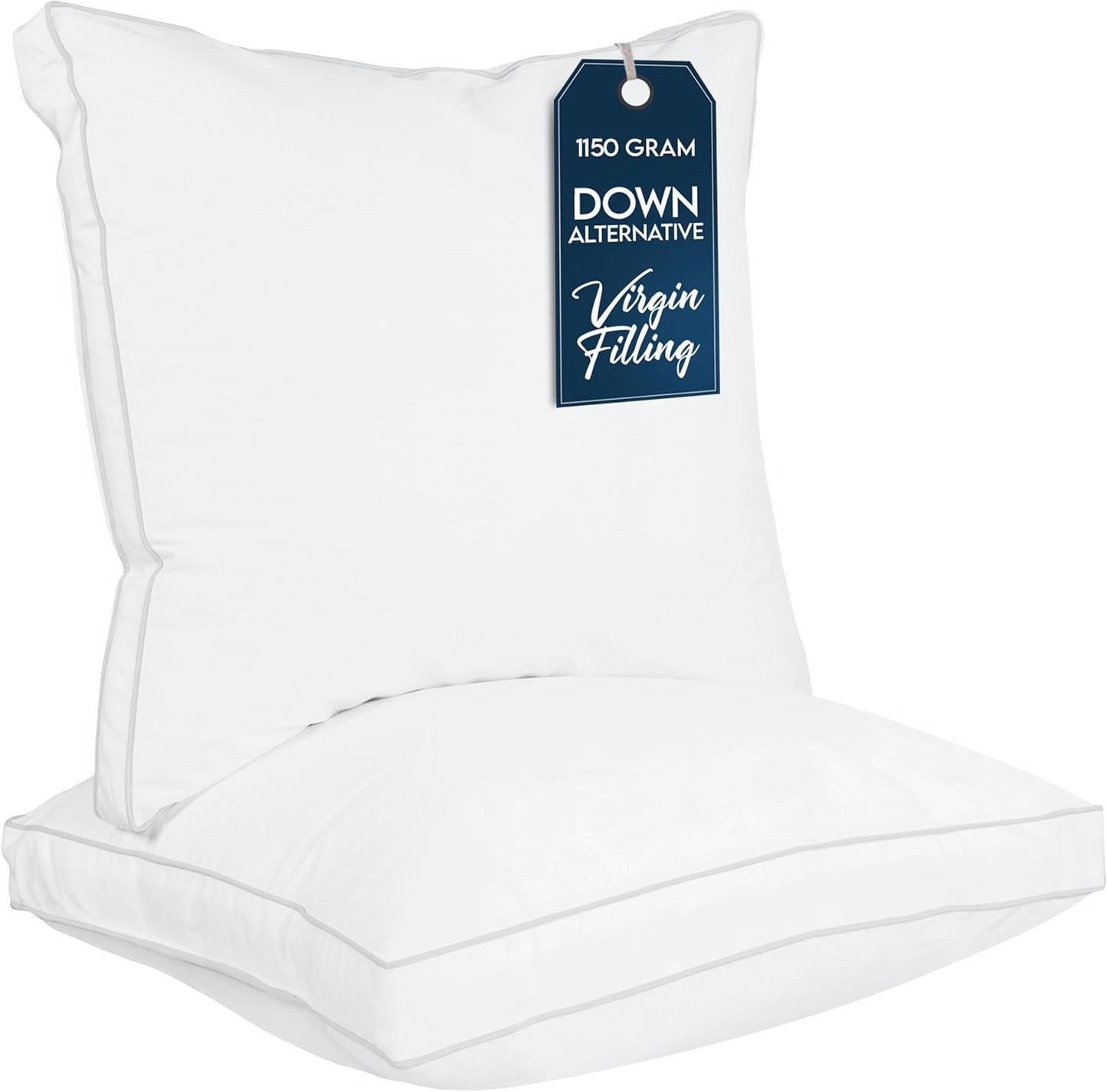 Utopia Bedding European Size Bed Pillows Set of 2 for Comfort