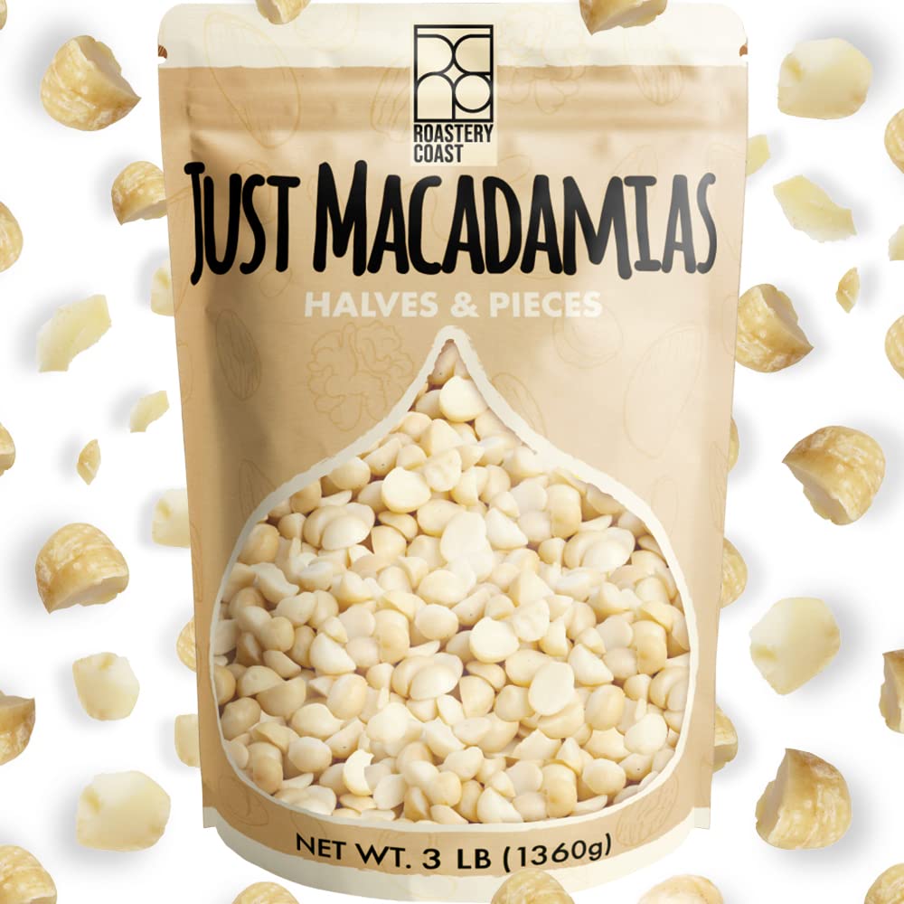 Daily Nuts Just Raw Macadamia Nuts Unsalted for Healthy Snacking