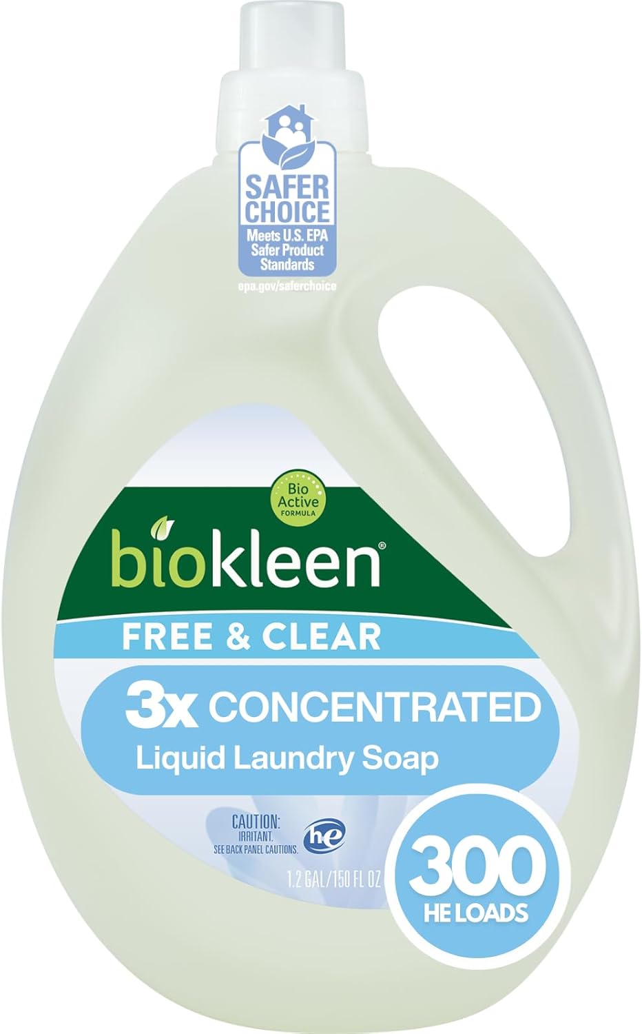 Biokleen Free & Clear Natural 3X Concentrated Laundry Detergent