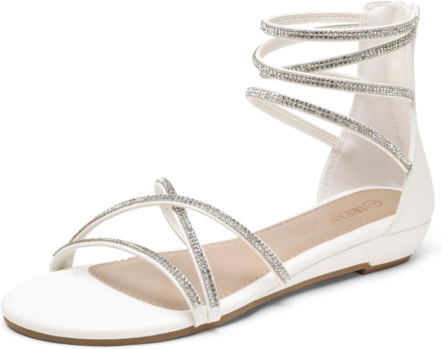 DREAM PAIRS Women's Strappy Gladiator Sandals for Summer Style