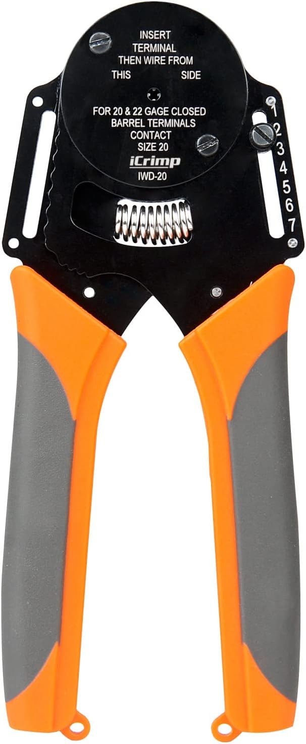iCrimp Closed Barrel Crimper for Deutsch Solid Contacts 20&22