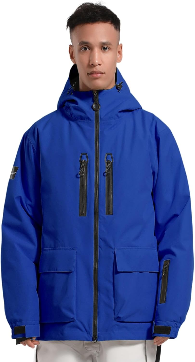 GSOU SNOW Men's Ski Jacket - Waterproof & Windproof