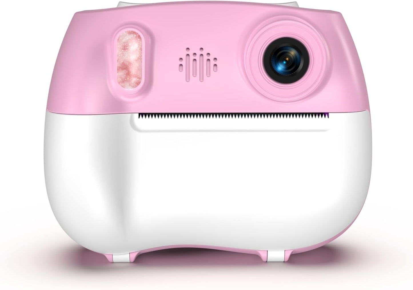 Yakry Kids Instant Print Camera - Fun Birthday Gift, HD Dual Cameras, 32GB SD, Pink