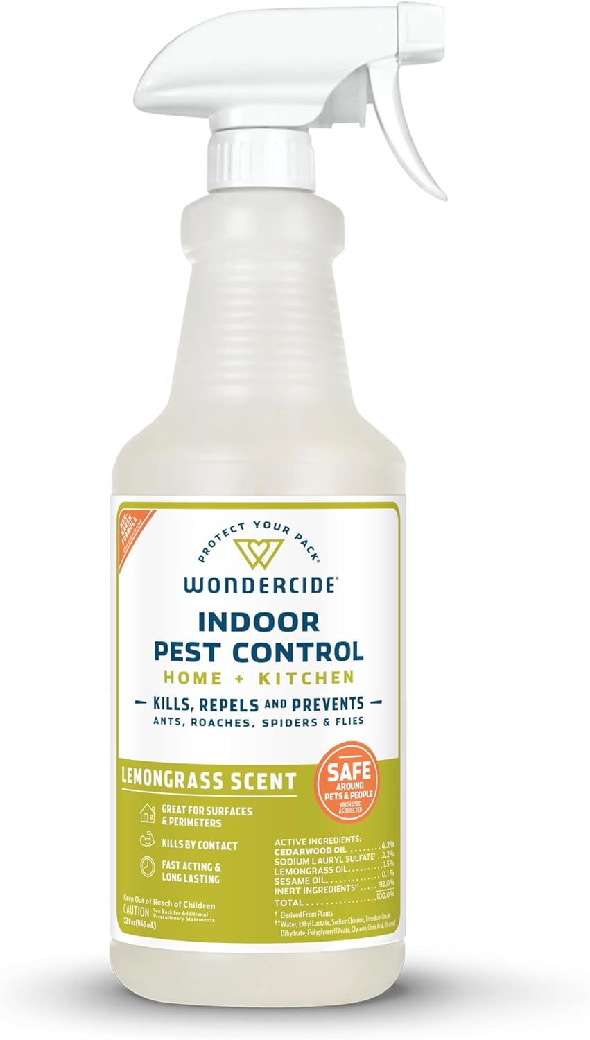 Wondercide Indoor Pest Control Spray for Home and Kitchen