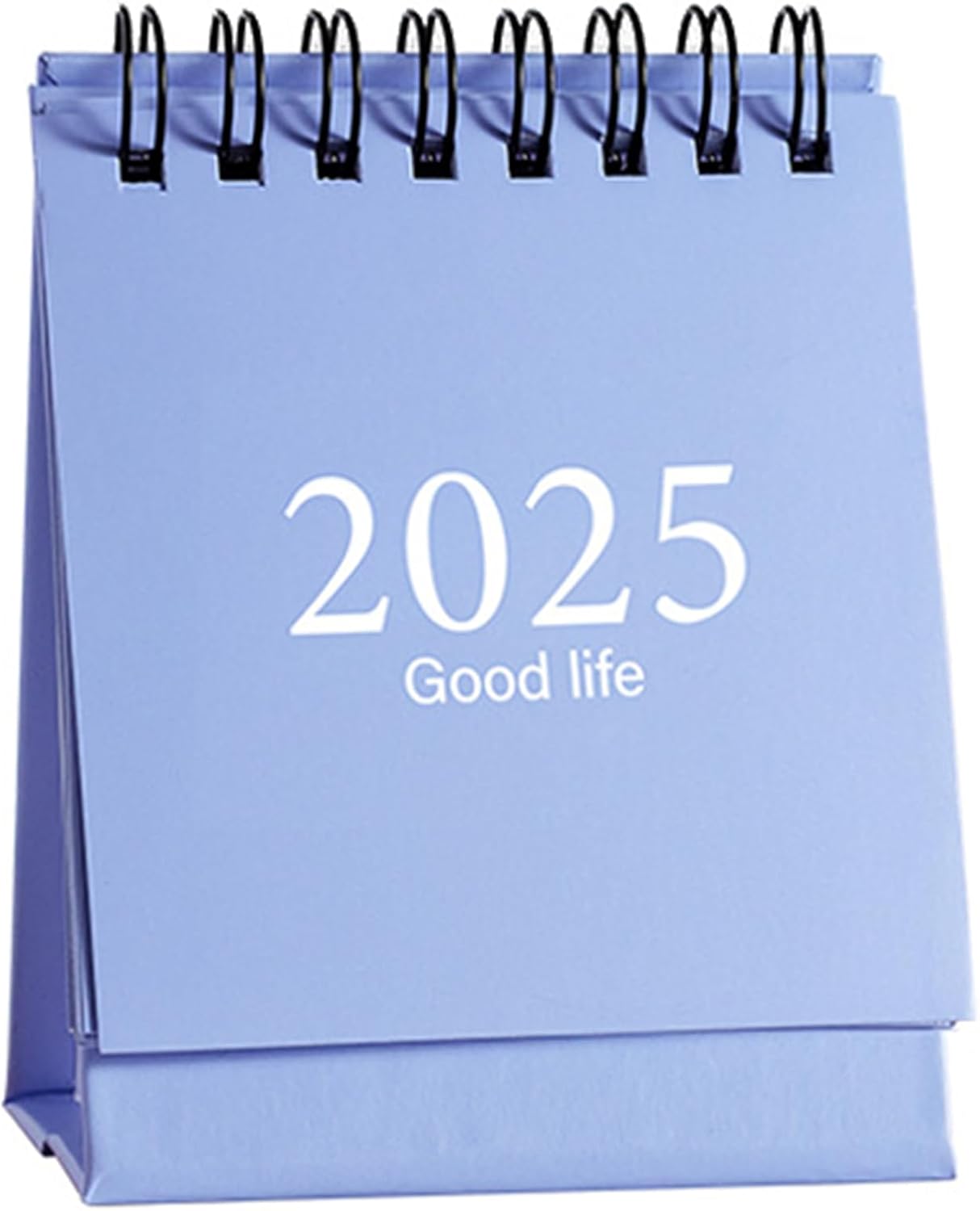 2025 Mini Desk Calendar - Compact Monthly Planner - Blue HBlorecer