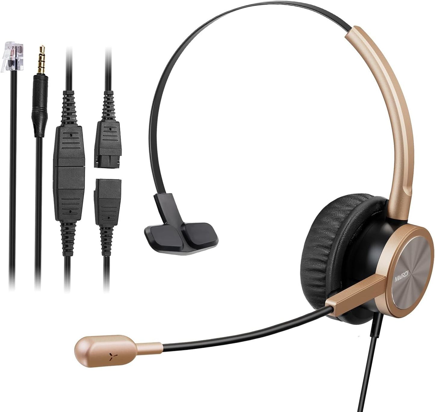 MAIRDI Telephone Headset for Office Landline and PC Use
