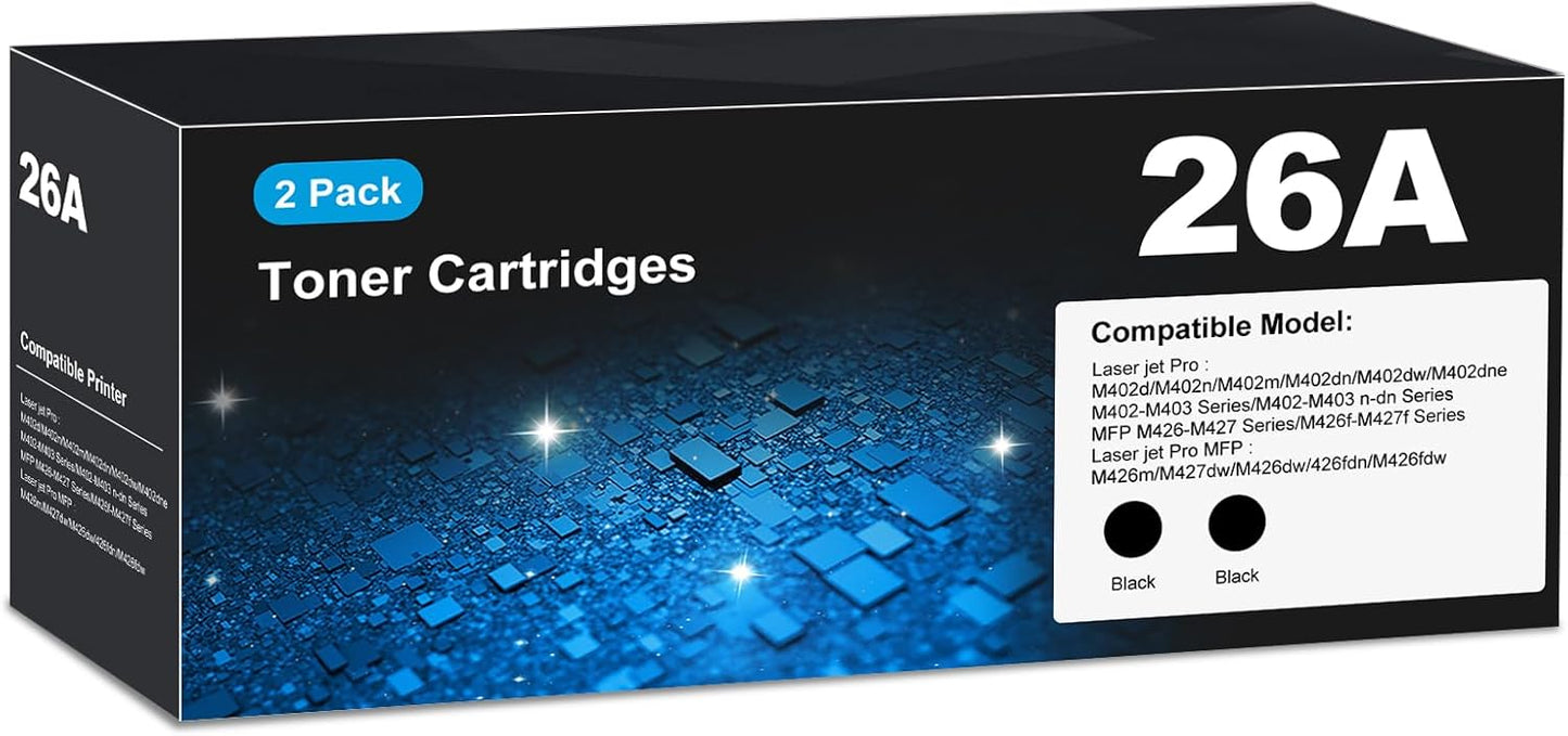 CF226A 26A Toner Cartridges Black for HP Laser Jet Printers