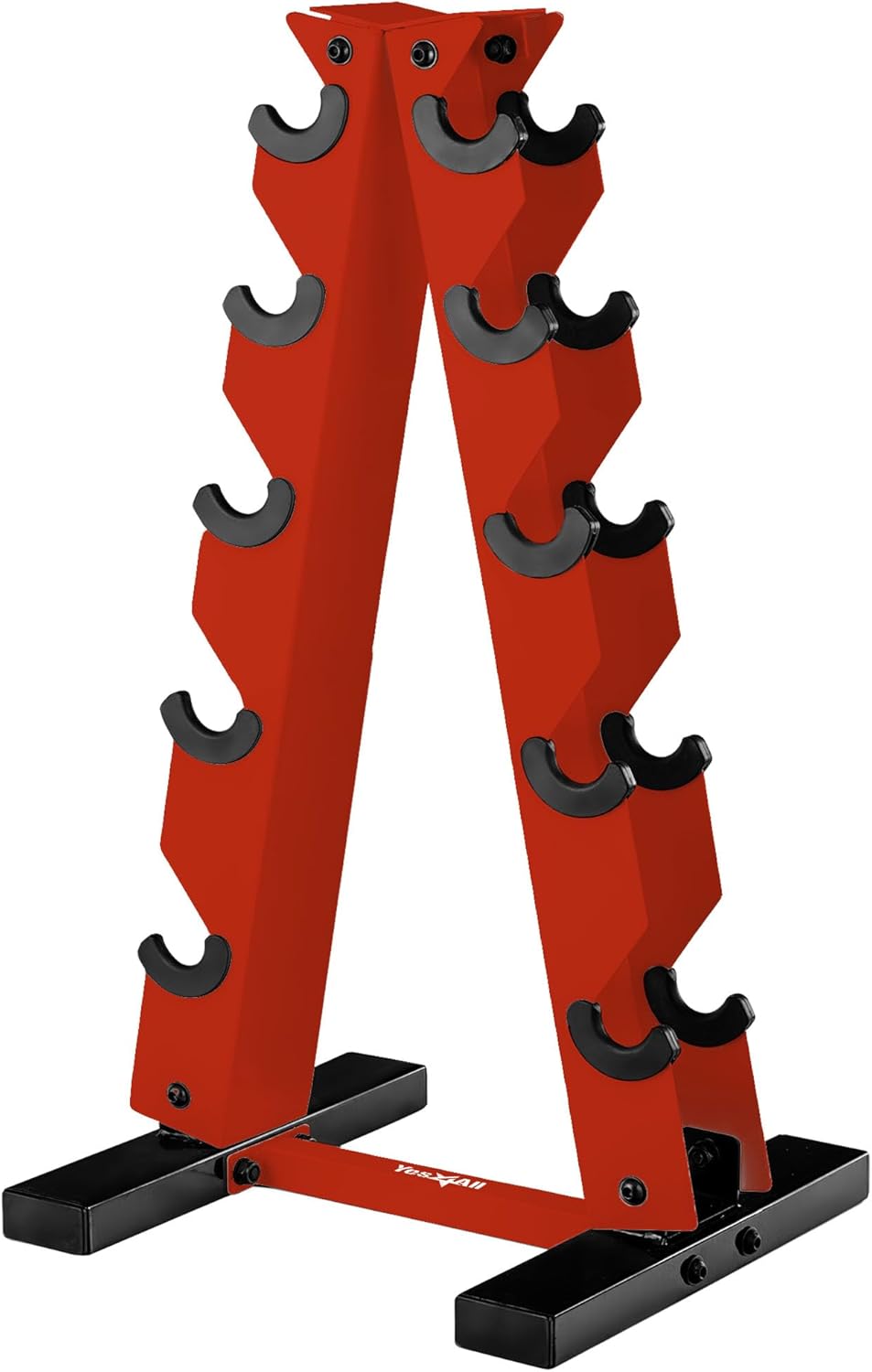 YES4ALL Dumbbell Rack Stand - 5 Tier A Frame Weight Rack