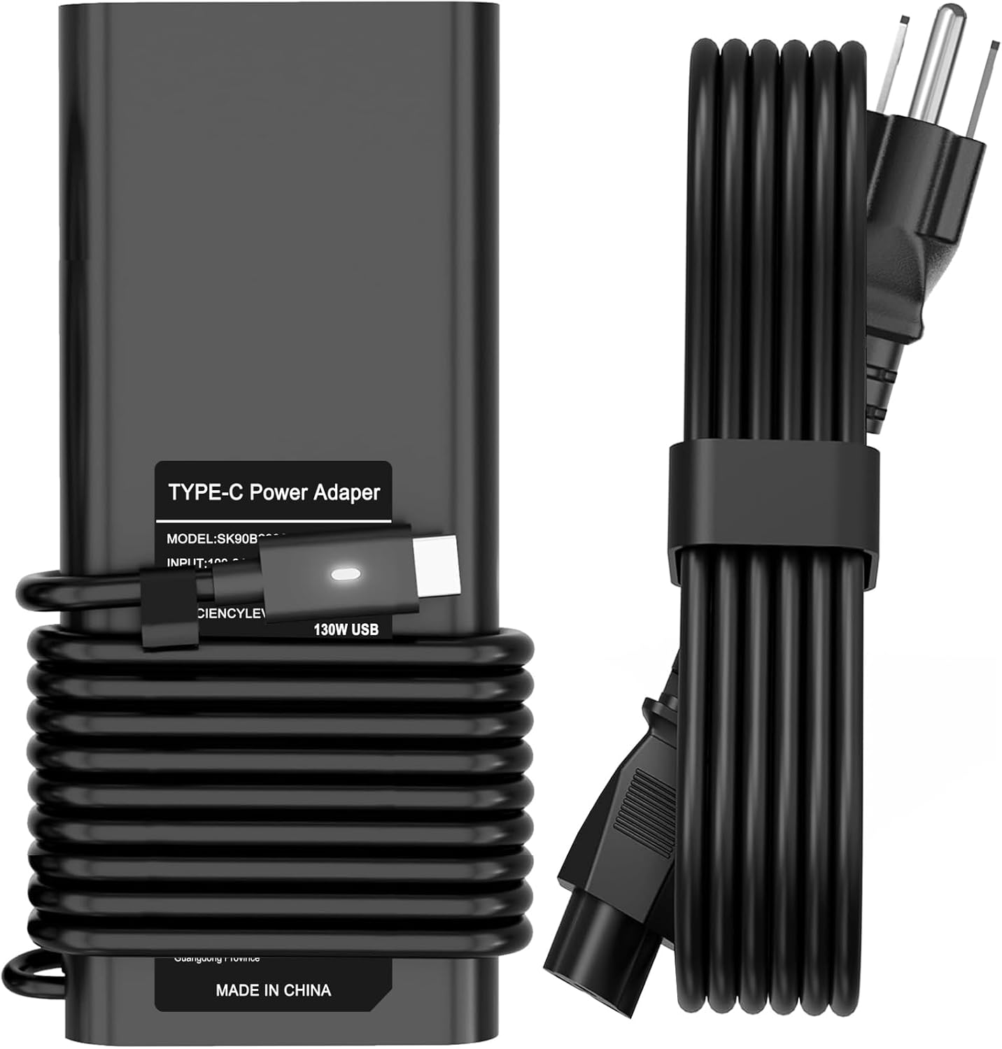 JEIBAO 130W USB C Laptop Charger for Dell XPS and Latitude